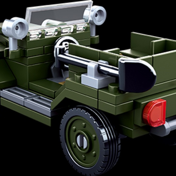 Military Bricks Blocks Russian Off Road Vehicle Car WW2 - Picture 2 of 5